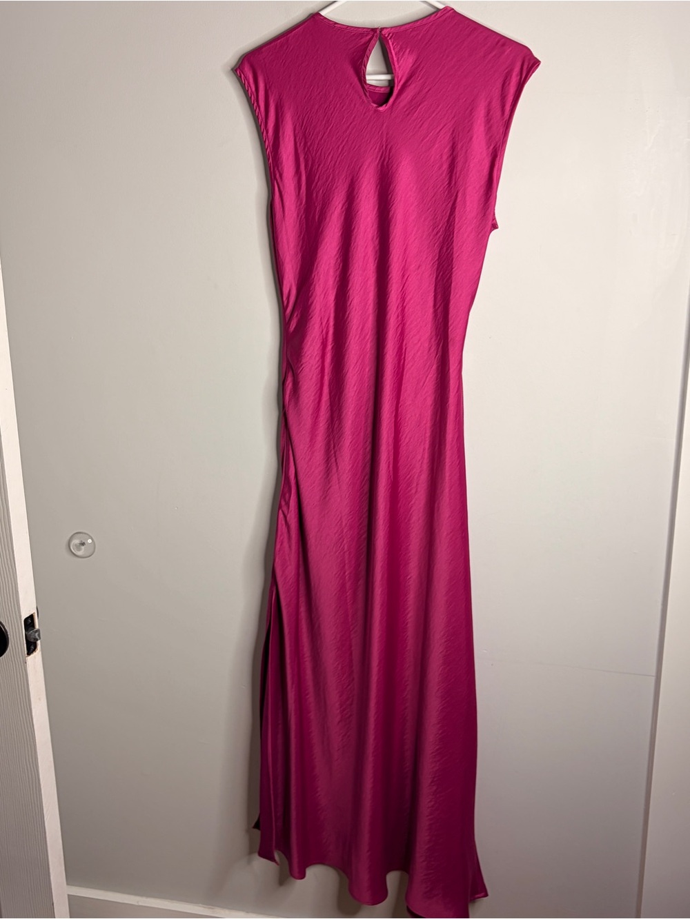 NWT House of Harlow 1960 Fuchsia Sleeveless Twist-Ring Maxi Dress medium - Picture 6 of 8